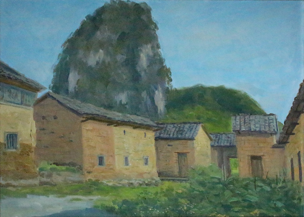 Сергей Григорьевич Коваль. "Old village In Sisola" China H. M.