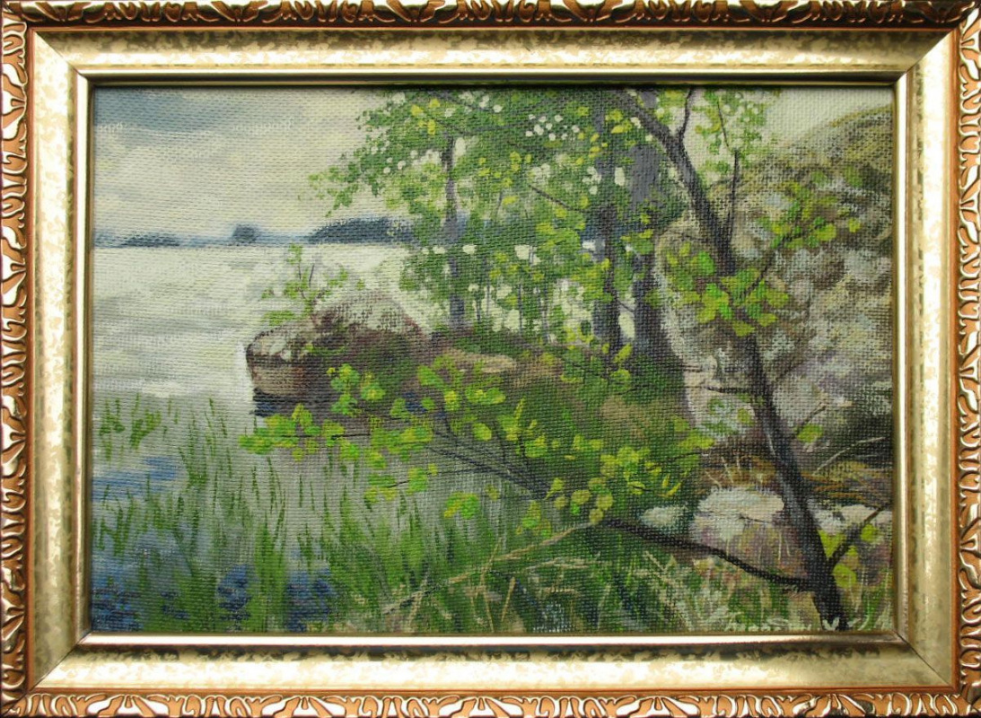 Alexander Nikolaevich Bezrodny. The lake.lump.