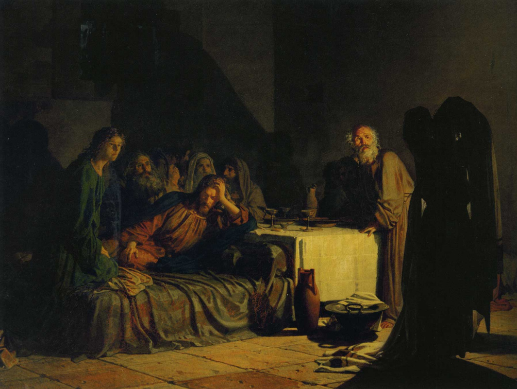 Nikolai Nikolaevich Ge. The last supper