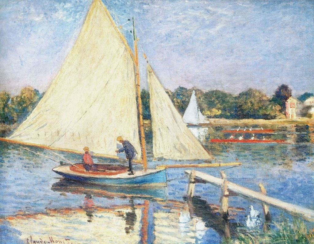 sailboats at argenteuil