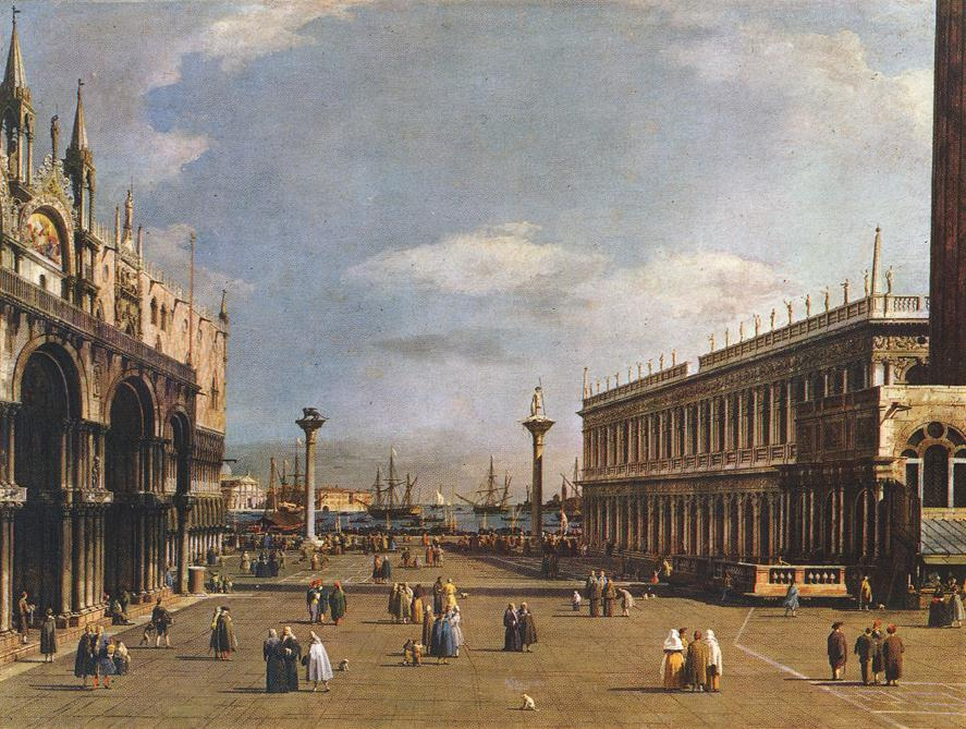 Giovanni Antonio Canal (Canaletto). Piazzetta