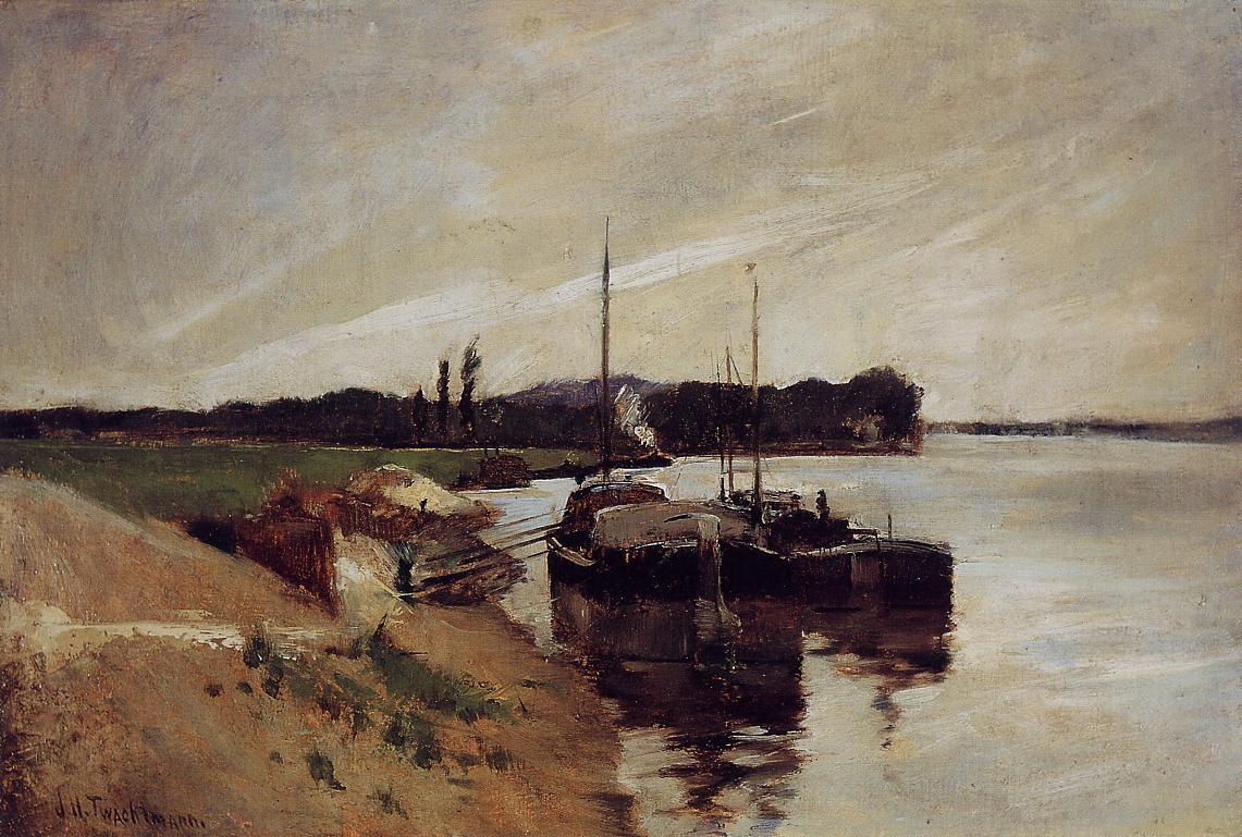 John Henry Twachtman. The Mouth Of The Seine