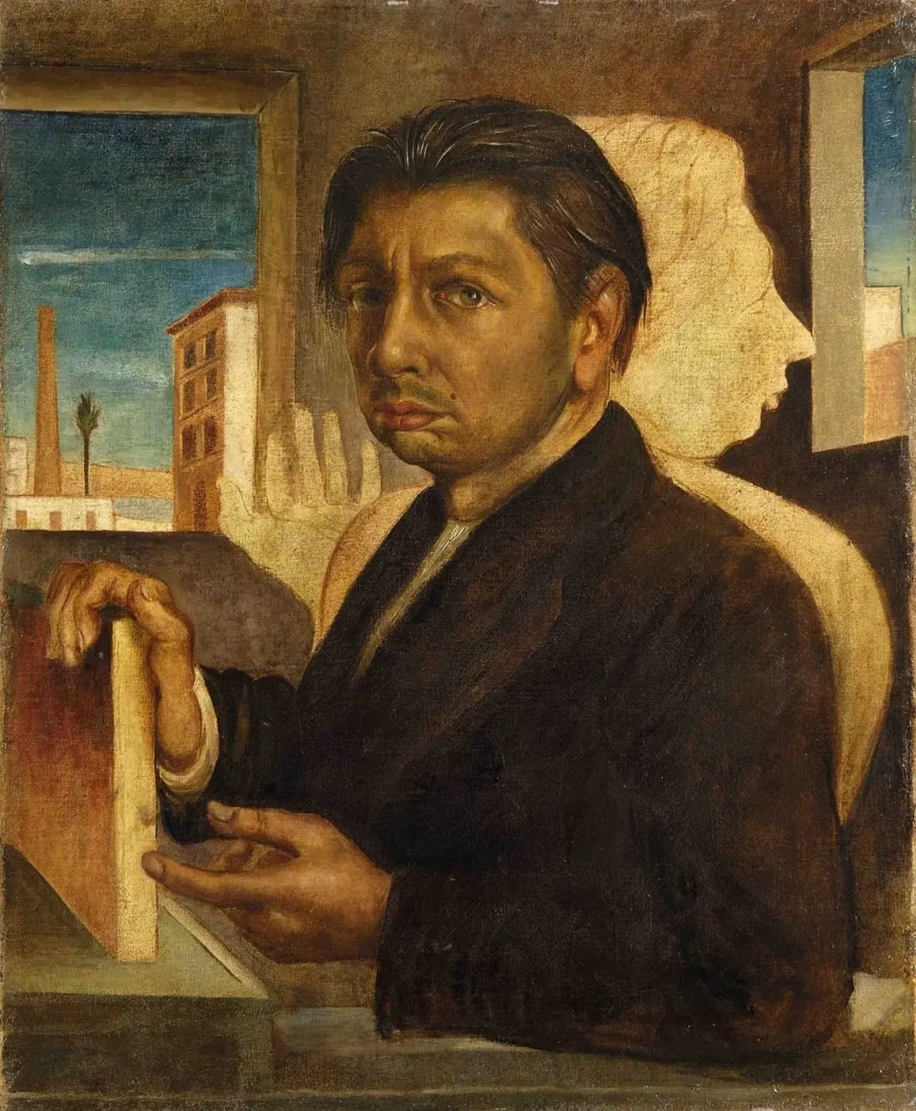Джорджо де Кирико, «Метафизический автопортрет» (1919). Частная коллекция Джорджо де Кирико, «Метафизический автопортрет» (1919). Частная коллекция