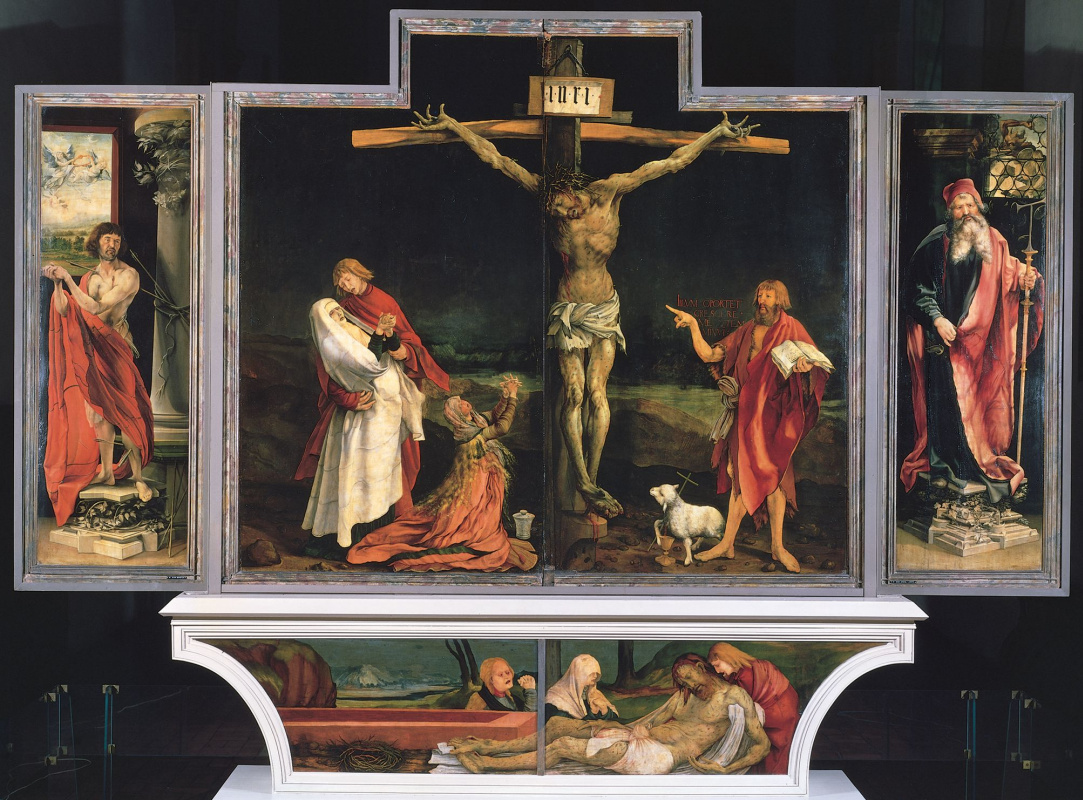 Matthias Grünewald. Sengeysky the altar. The crucifixion