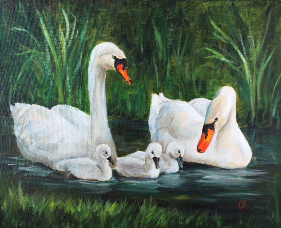 Olesya Alexandrovna Lopatin. Swan family