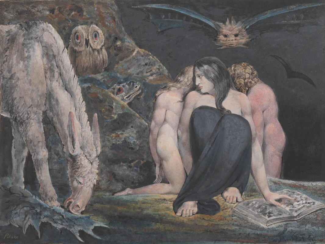 William Blake. Night of Enitarmon Joy (Hecate)
