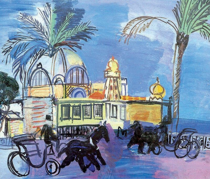 Raoul Dufy. Casino de La Jetée - promenade in carriages
