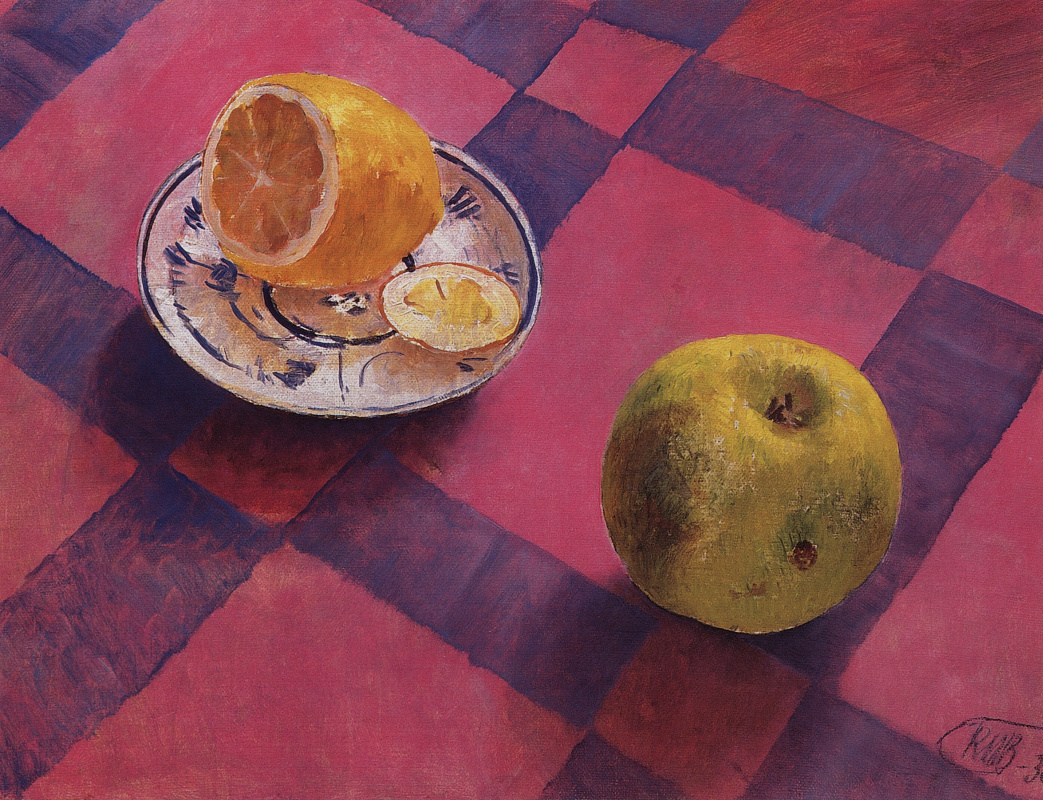 Петров-Водкин яблоко и лимон