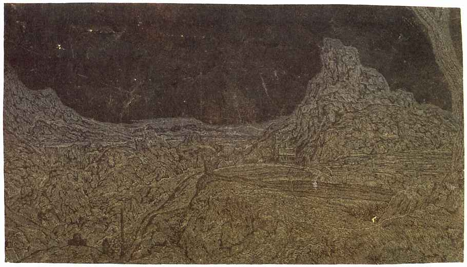 Herkules Peters Segers. Rocky landscape with tree