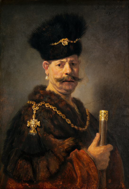 Rembrandt Harmenszoon van Rijn. Portrait of a Polish nobleman