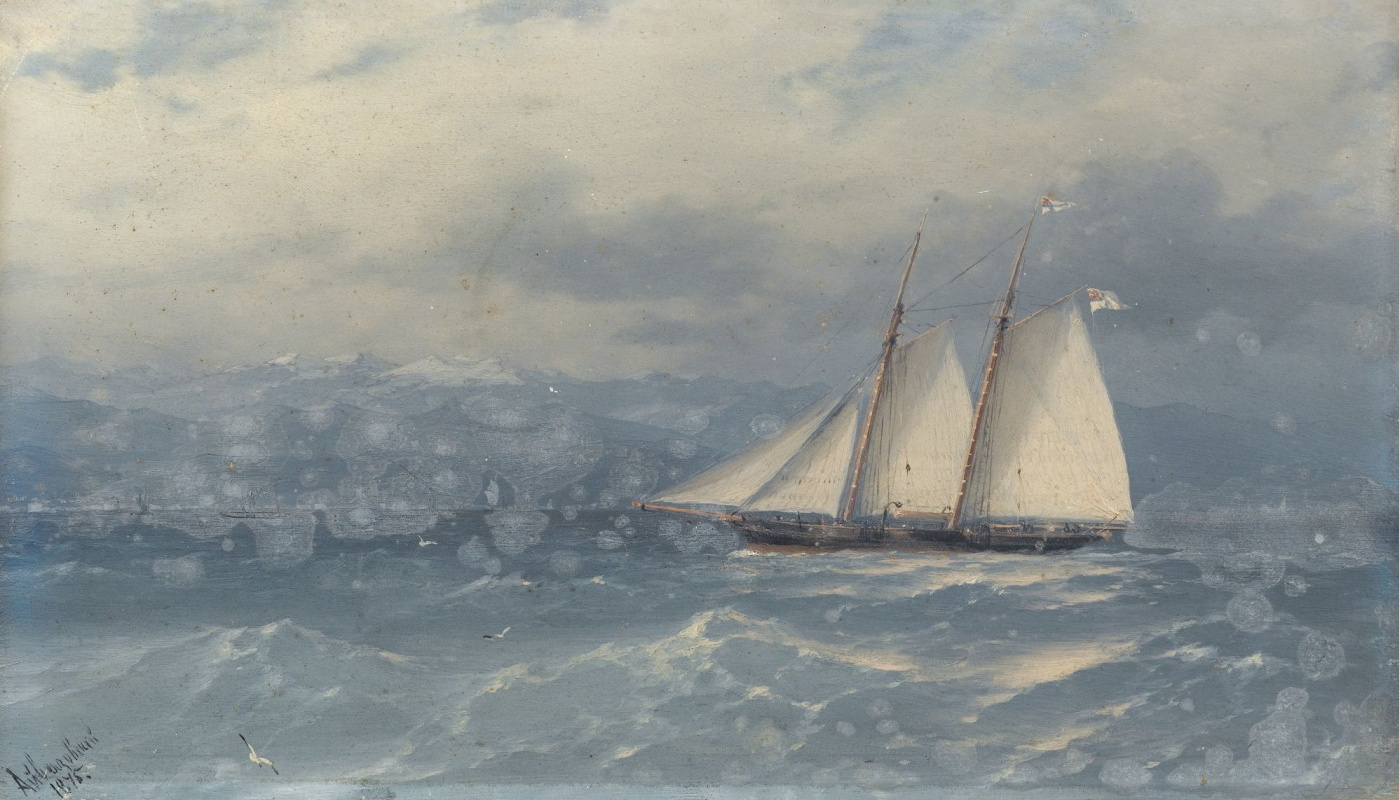 Ivan Aivazovsky. A ship at sea