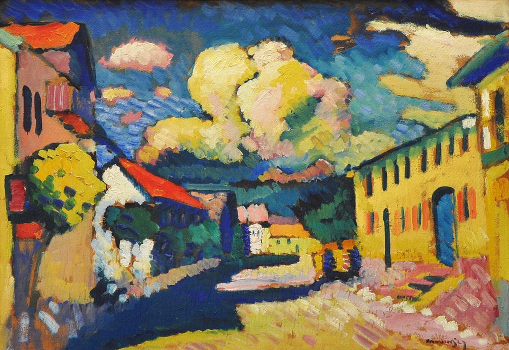 Wassily Kandinsky. Murnau. A Village Street