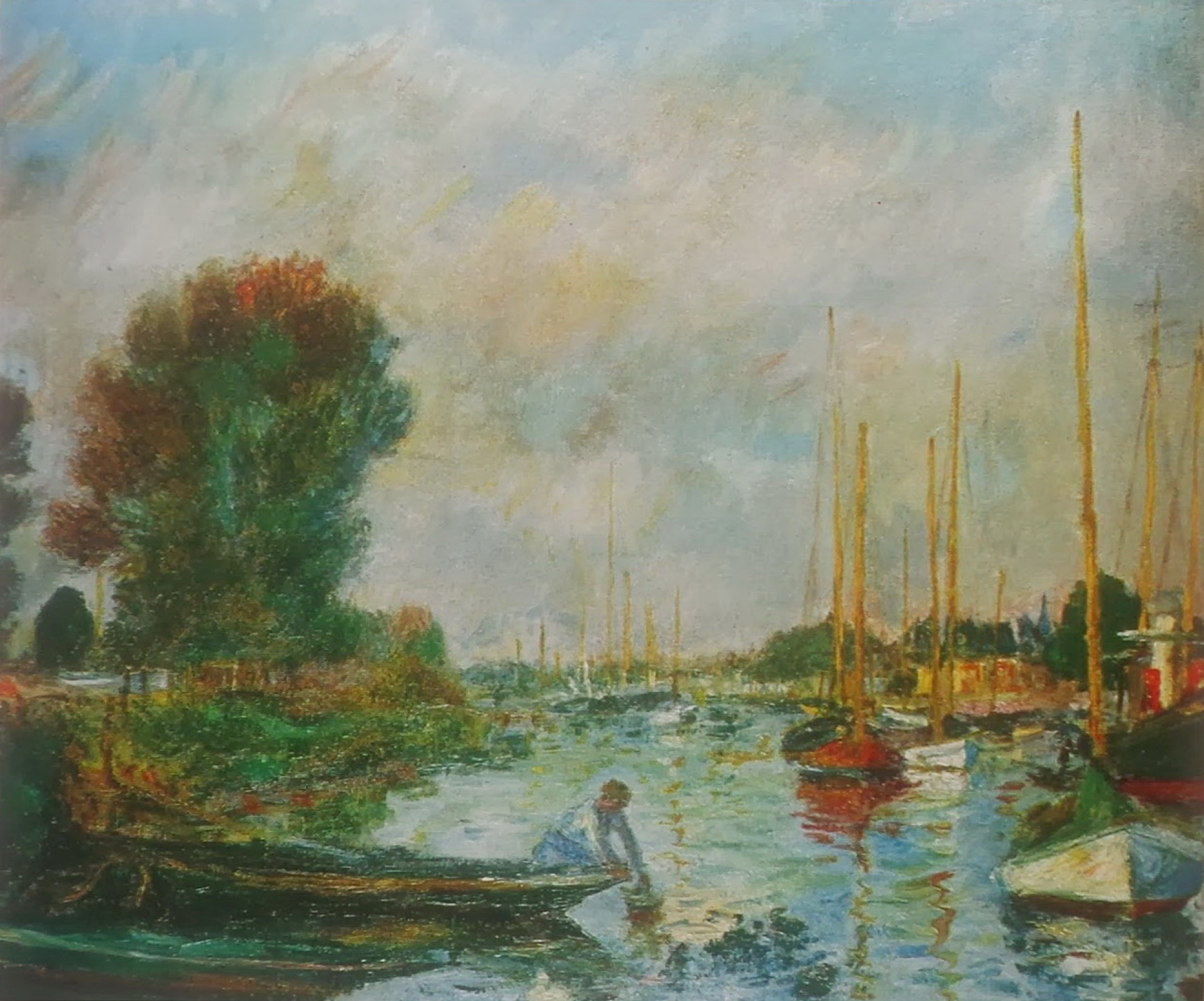 red boats at argenteuil analysis