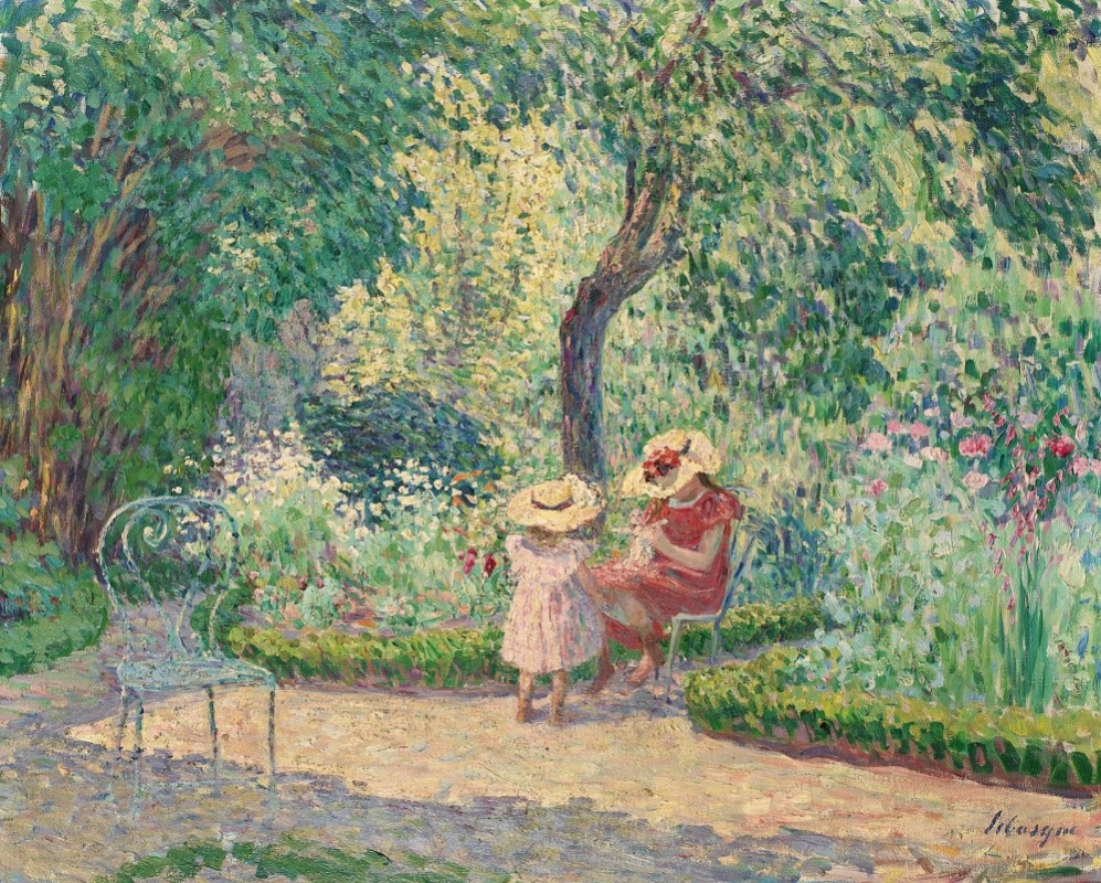 Henri Lebasque. In the garden of Monteverne