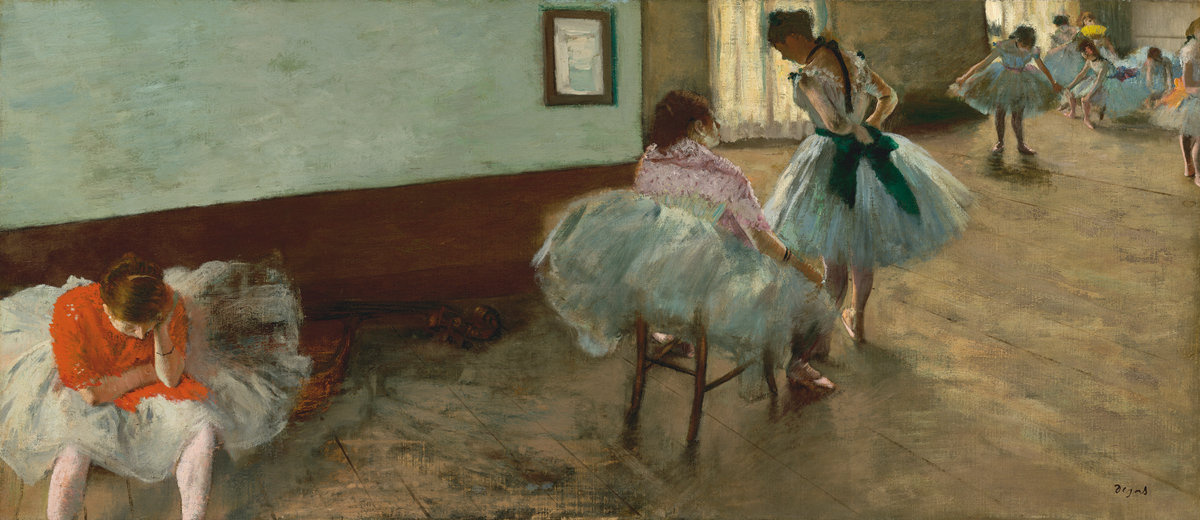 Edgar Degas. Dance lesson