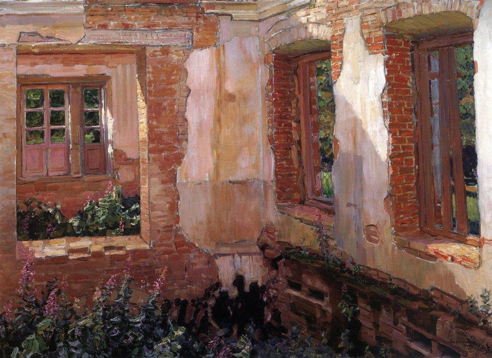 Apollinary Vasnetsov. The ruins of the house