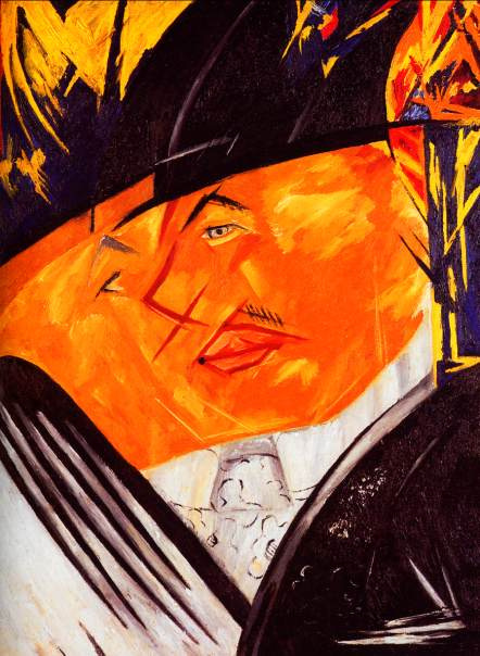 Natalia Goncharova. Portrait Of Larionov