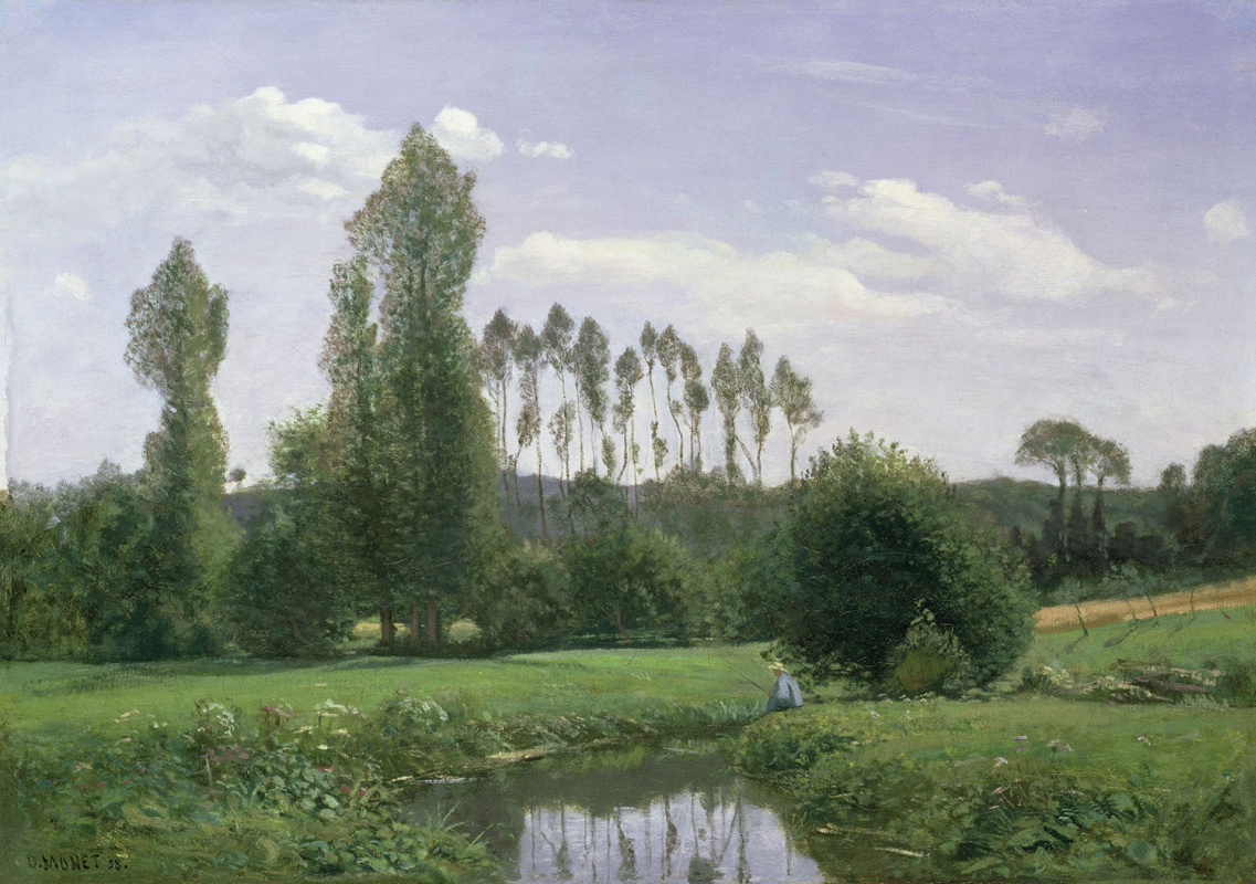Claude Monet. View near Ruel-Le-Havre