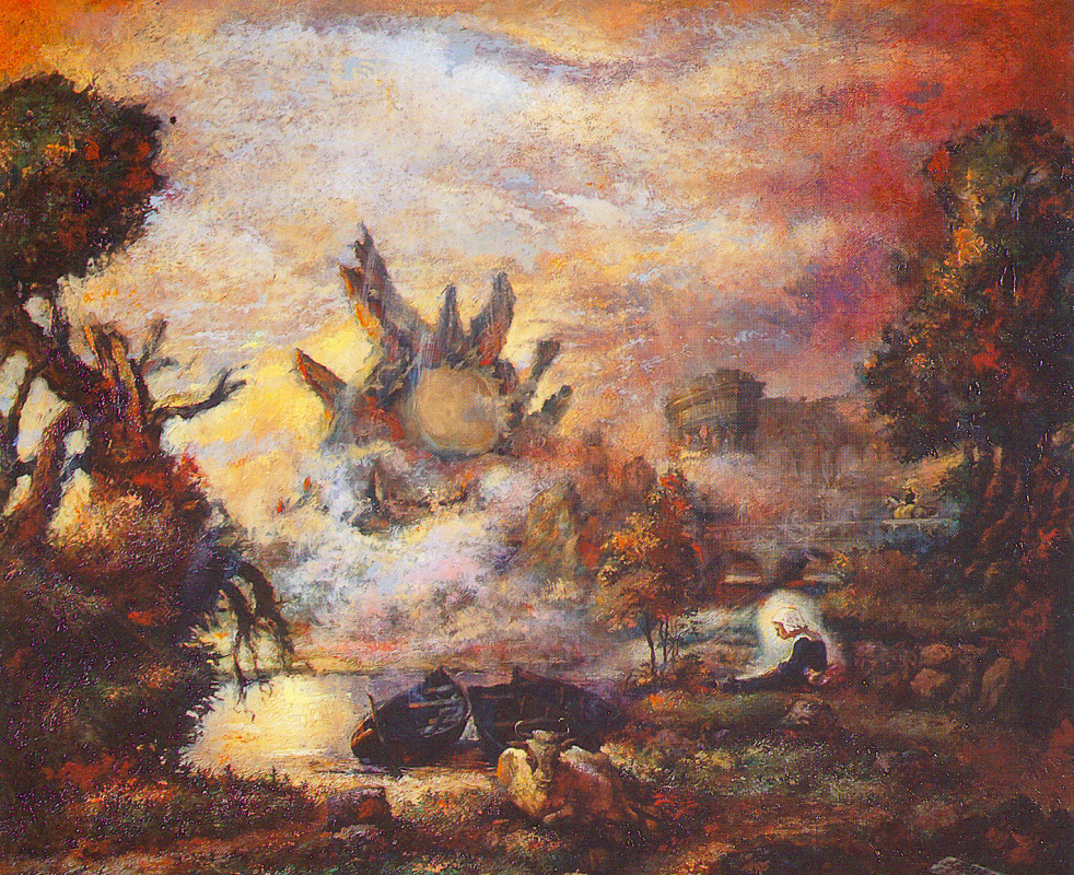 Yuri Vitalievich Alekseev. Landscape with a sink