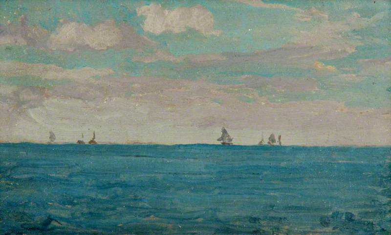 James Abbot McNeill Whistler. The beach, Dieppe
