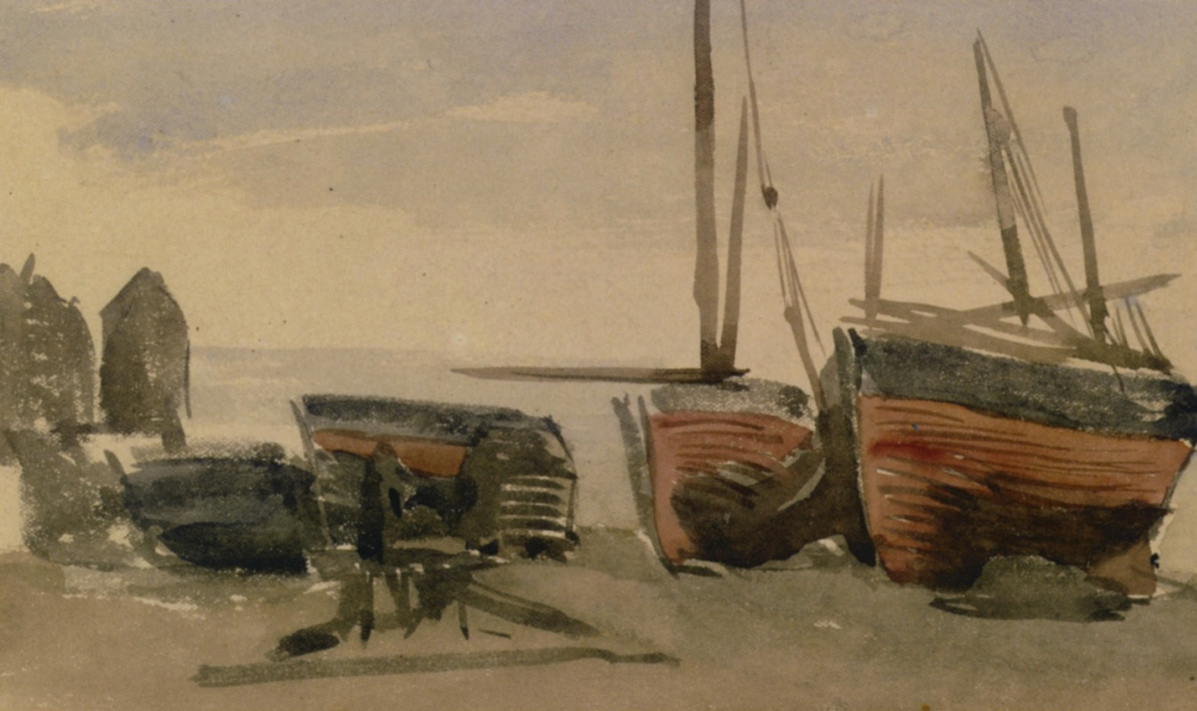 James Abbot McNeill Whistler. Hastings: Fishing boats