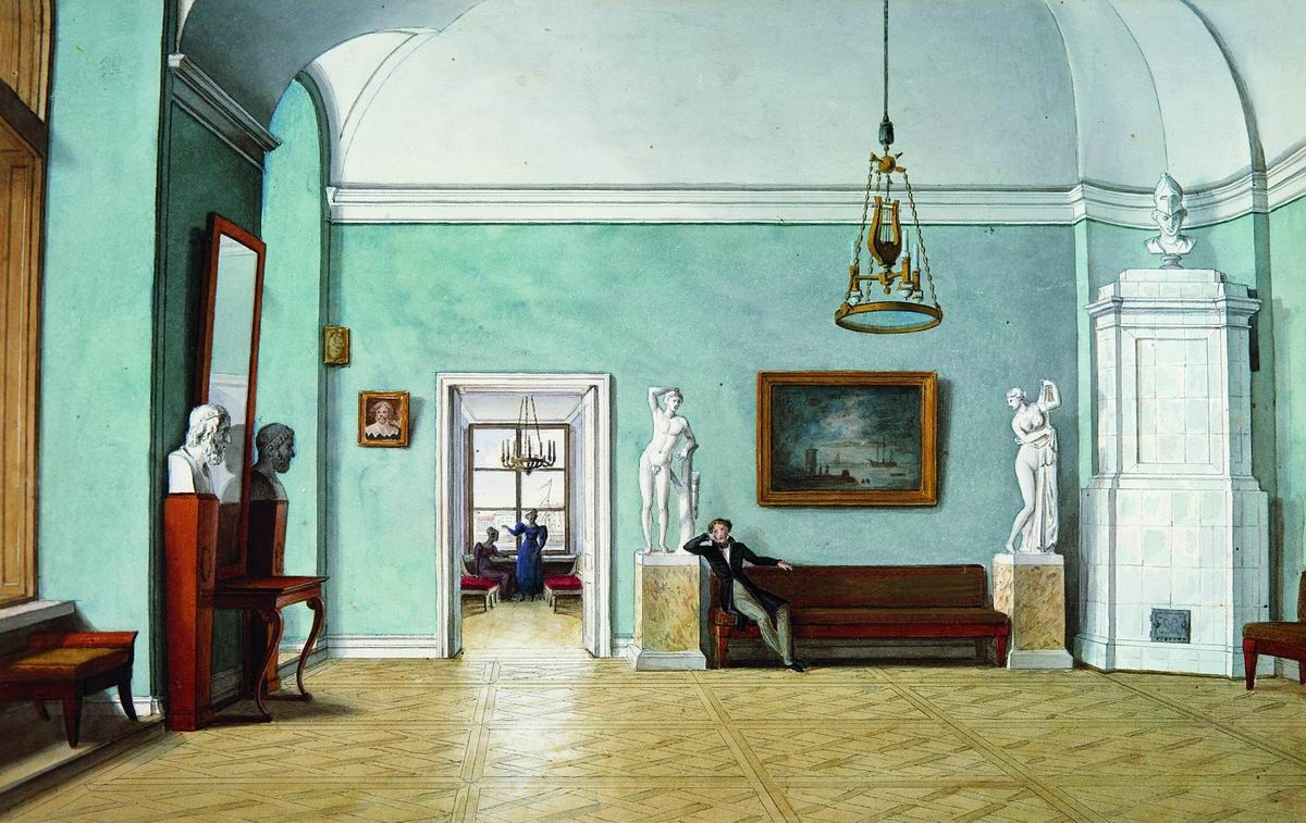 Fedor Petrovich Tolstoy. In the rooms