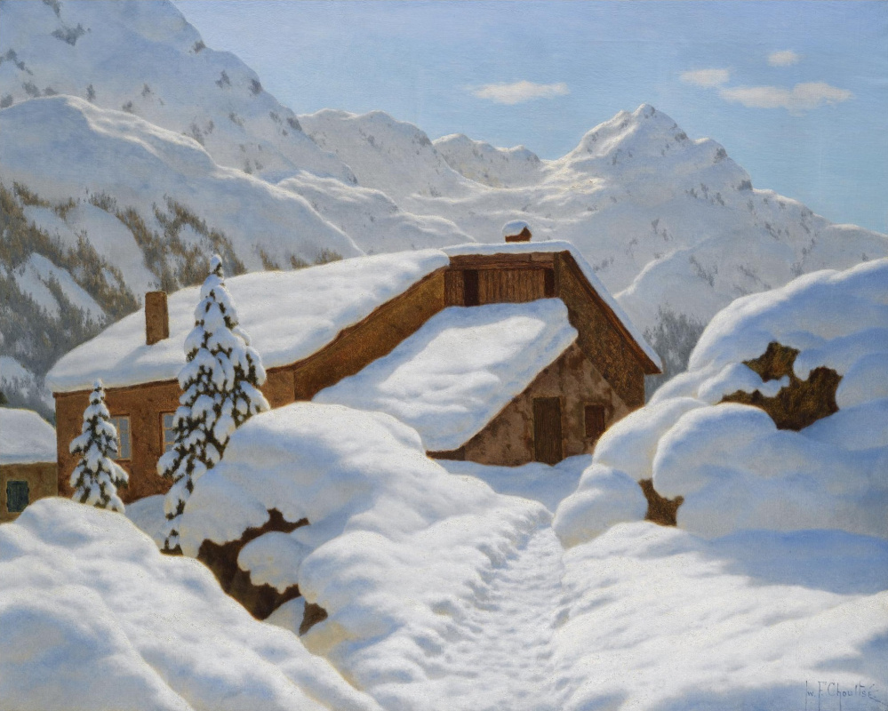 Ivan Choultsé. Winter landscape