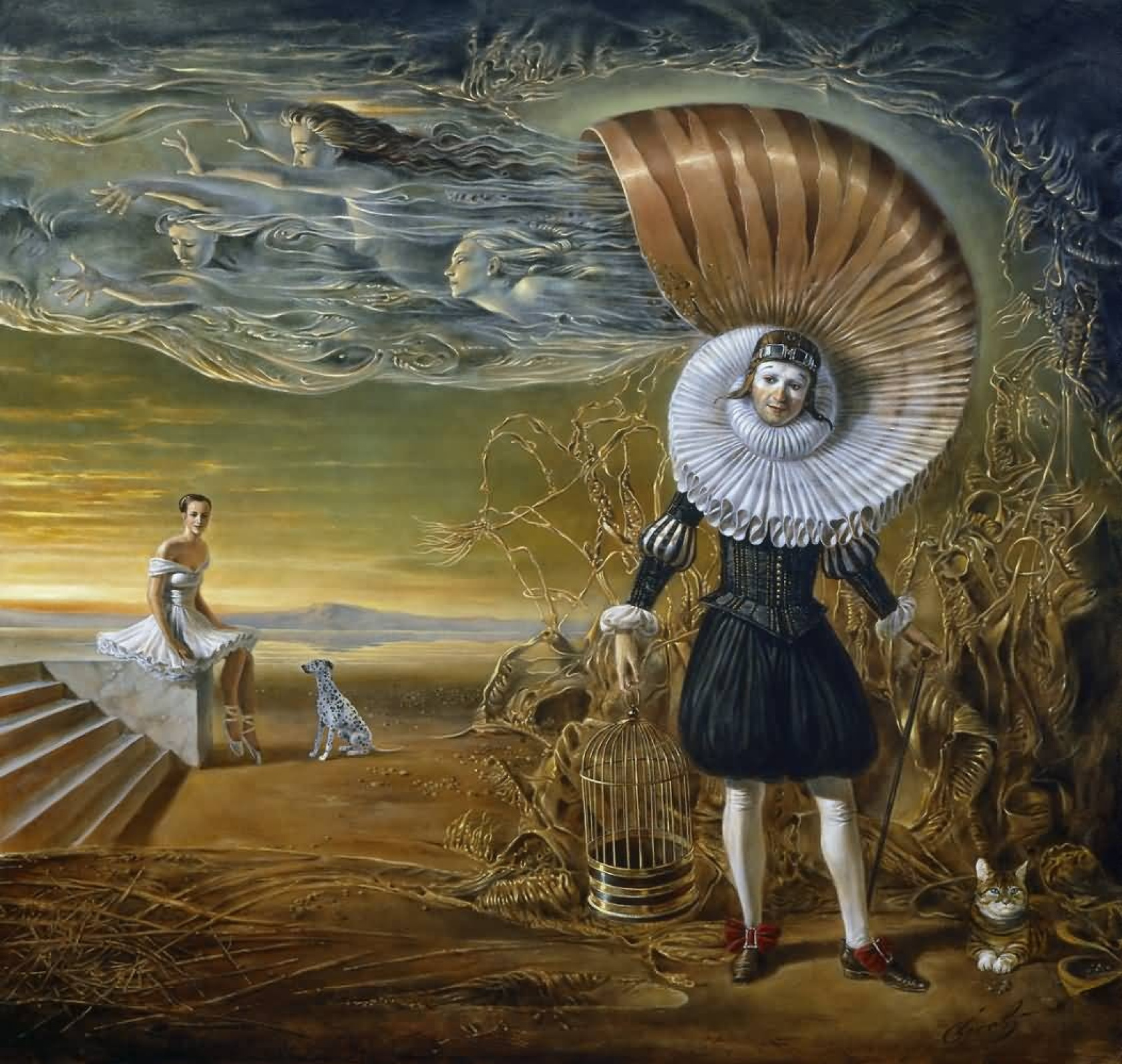 Абсурд что это. Сюрреализм Michael cheval.