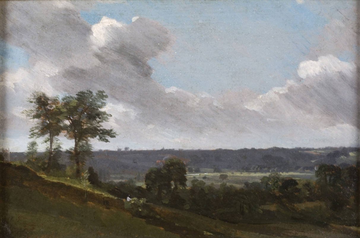 John Constable. Hilly landscape