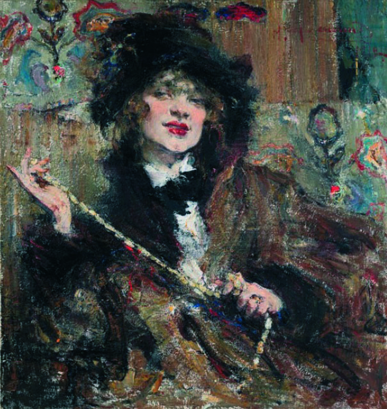 Nicolai Fechin. Portrait of Mademoiselle Podbelskoy