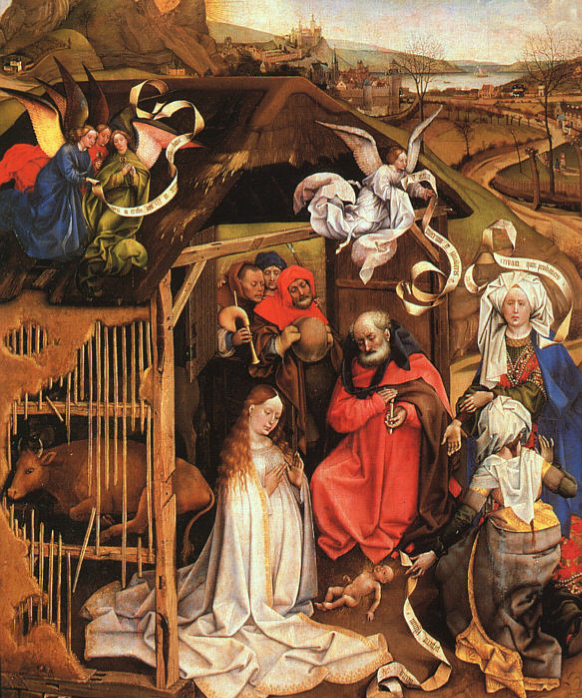the birth of jesus christ painting