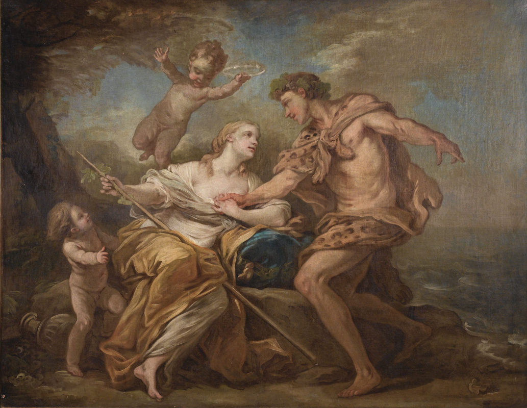 Charles Andre van Loo. Bacchus and Ariadne