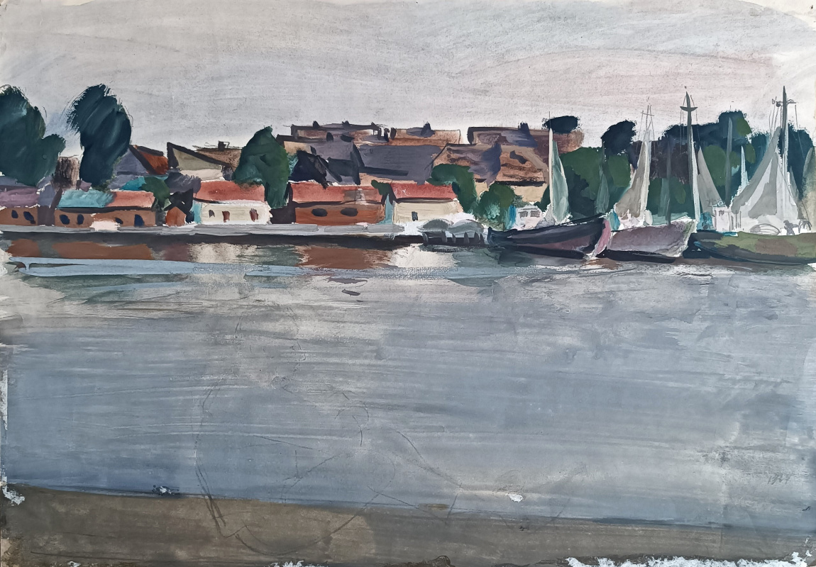 Vyacheslav Pavlovich Shkurko. Quay