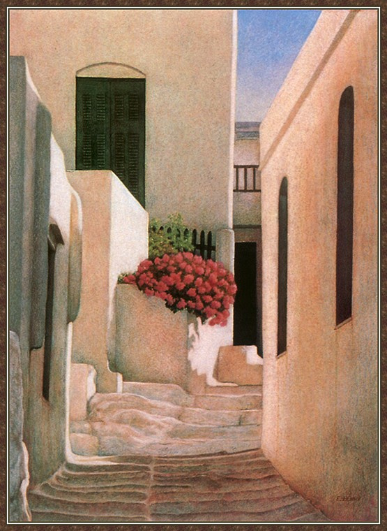 Edna Henry. Village morning