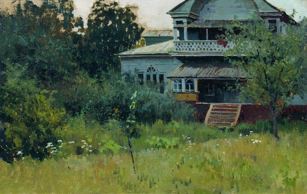 Alexey Stepanovich Stepanov. Farmstead in summer