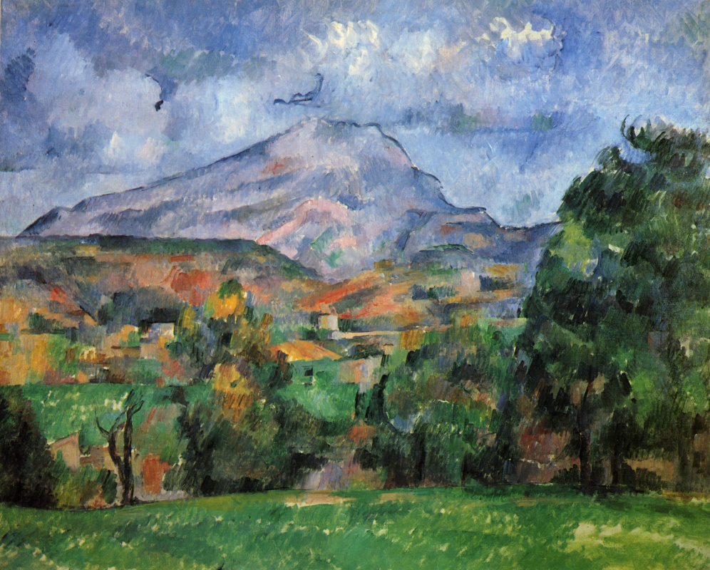 Paul Cezanne. Mount Sainte Victoire mountain (the Mount of Saint Victoria)