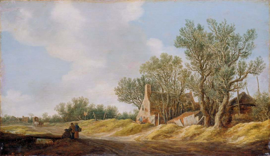 Jan van Goyen. On the outskirts of the village