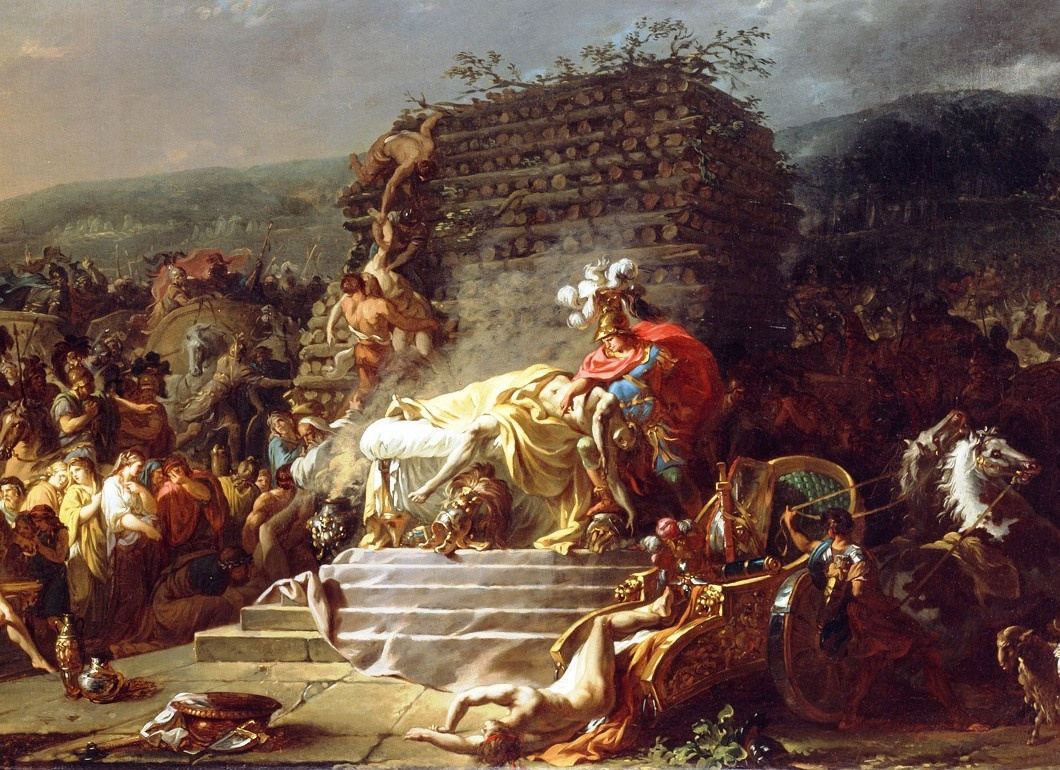 The funeral games the funeral of Patroclus. Fragment III, 1779, 218×94