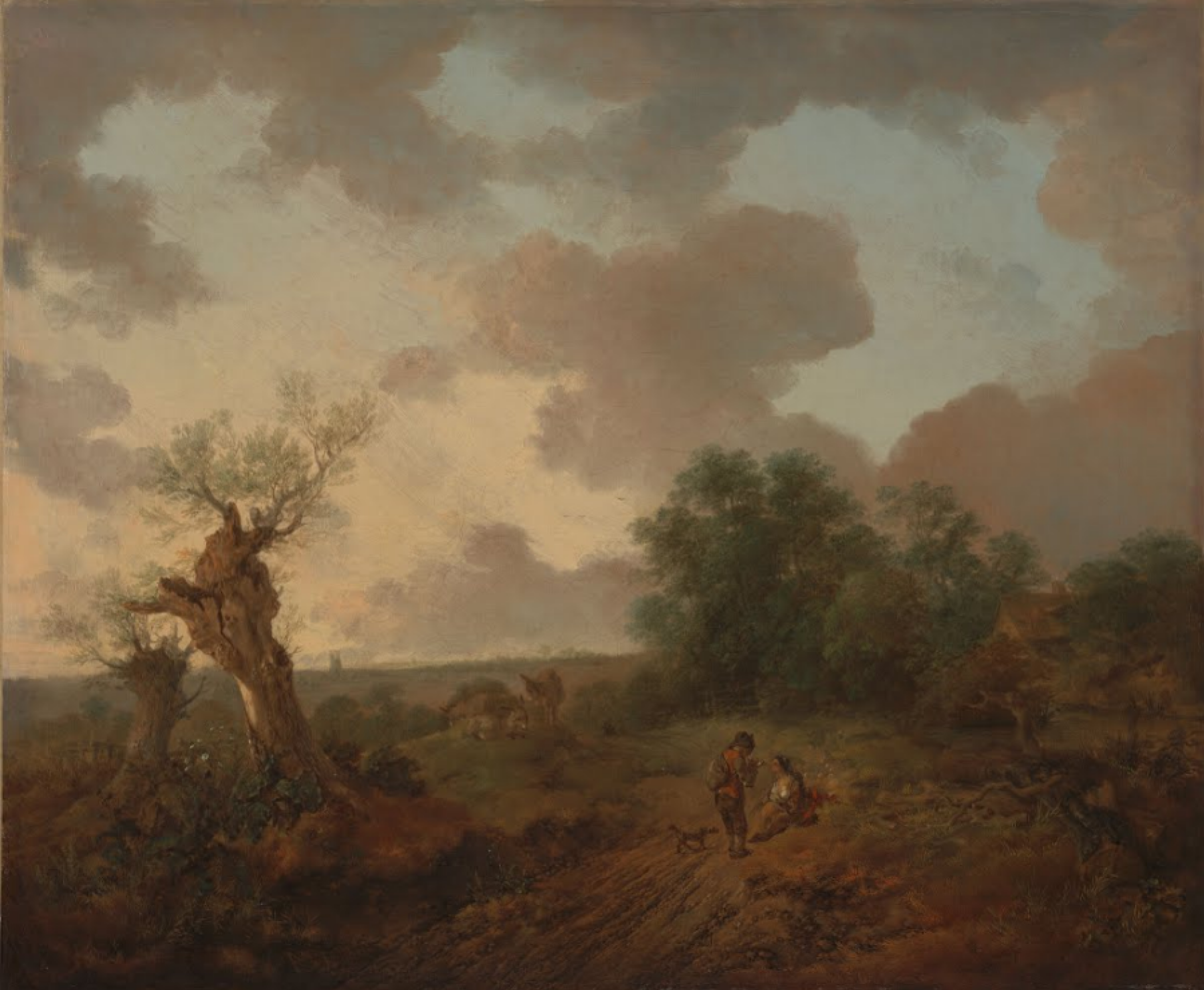 thomas gainsborough landscape in suffolk