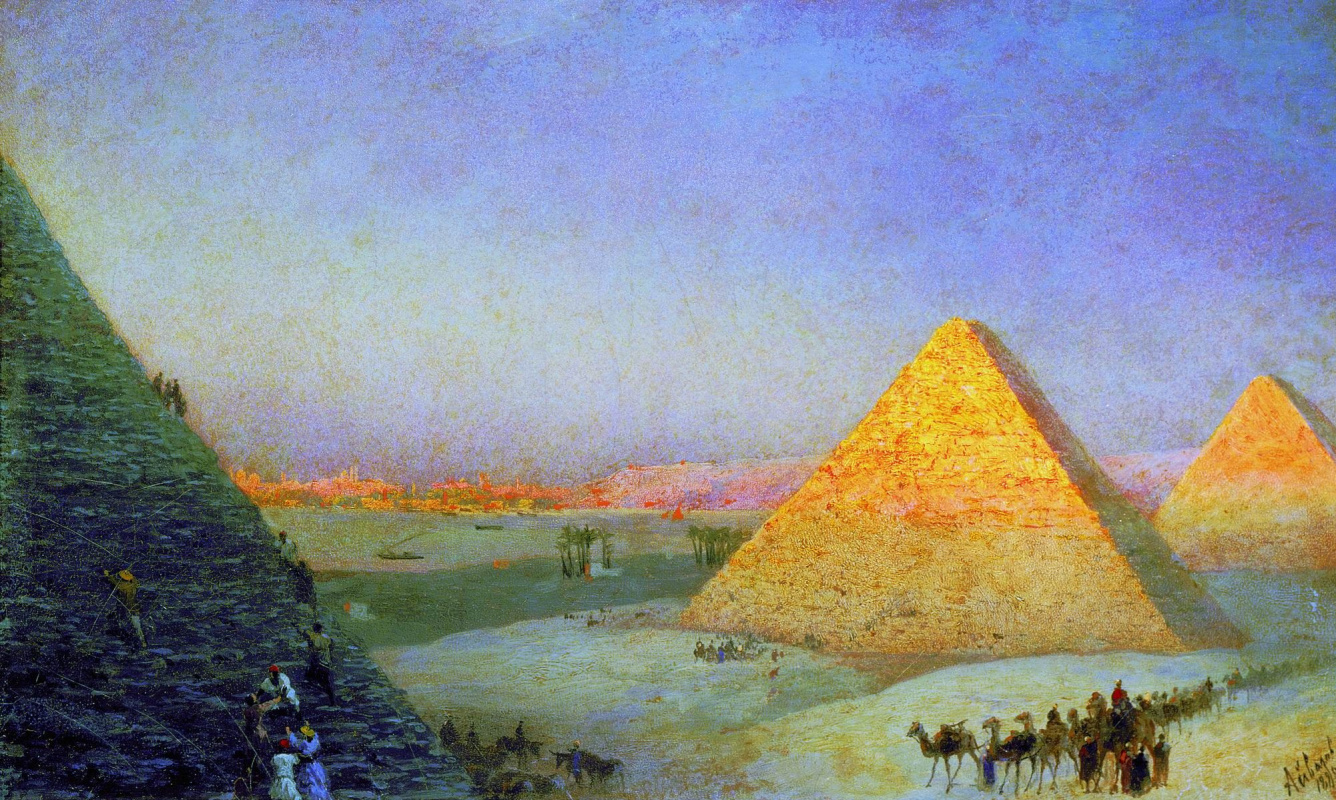 Ivan Aivazovsky. Pyramid