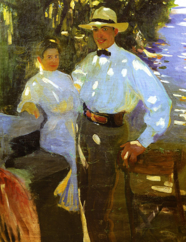 Солнечные пятна. Александра и Жорж Мурашко
1907, 143×111 см
