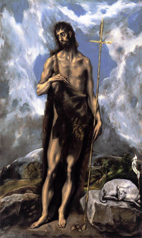 Domenico Theotokopoulos (El Greco). Saint John The Baptist