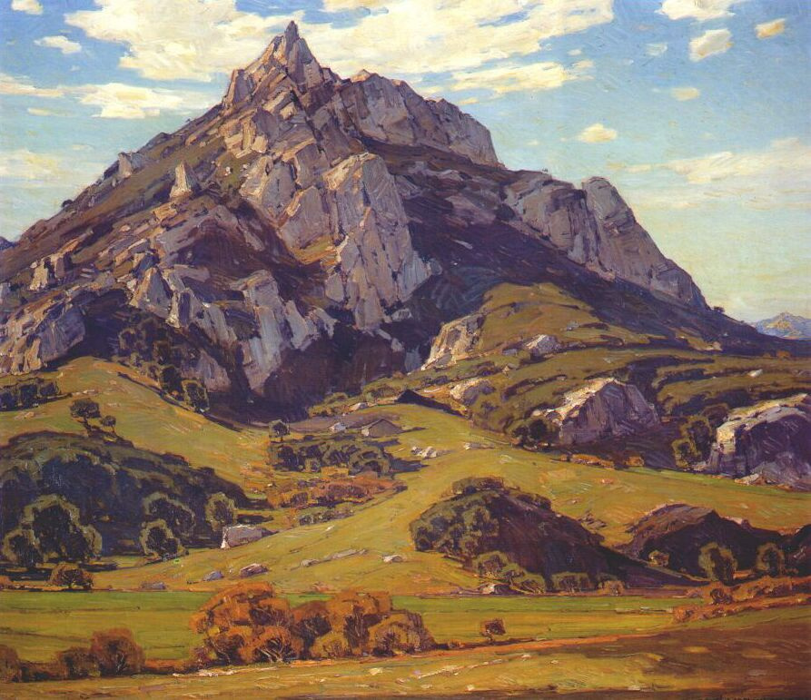 Картина где природа. Вильям Вендт картины. William Wendt картины. 