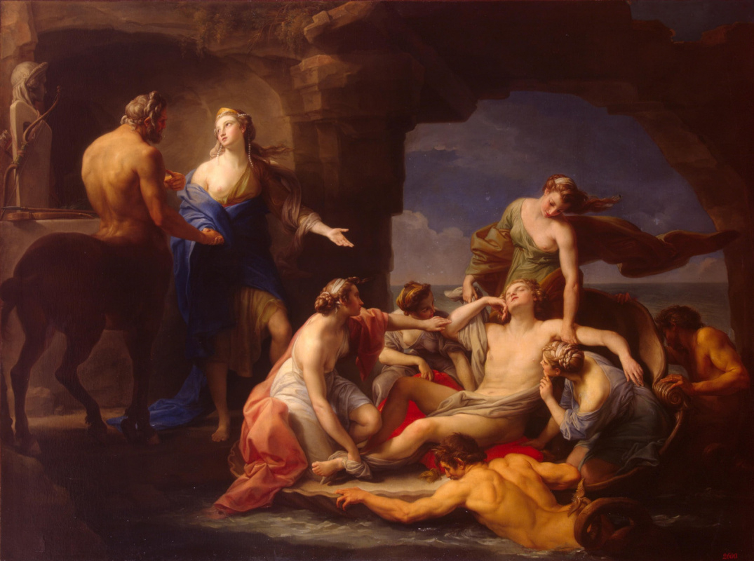 Pompeo Girolamo Batoni. Fetid takes Achilles from the centaur Chiron