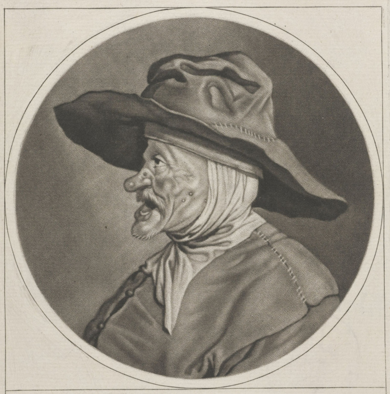 Cornelis Dyusart. Hearing (Singer with big hat)
