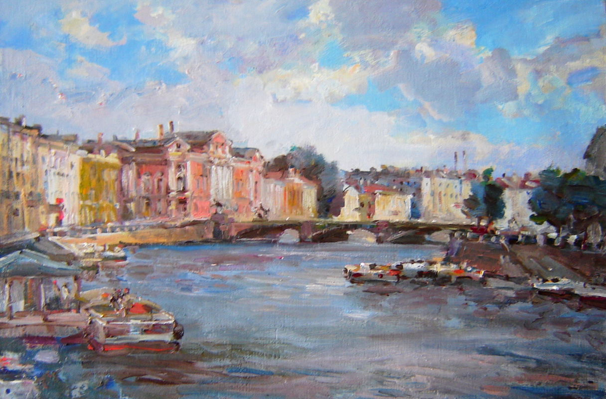 Картина аничков мост