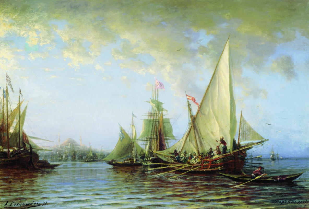 Alexey Petrovich Bogolyubov. Dardanelles. 1873 Voronezh Regional Art Museum. I. N. Kramskoy
