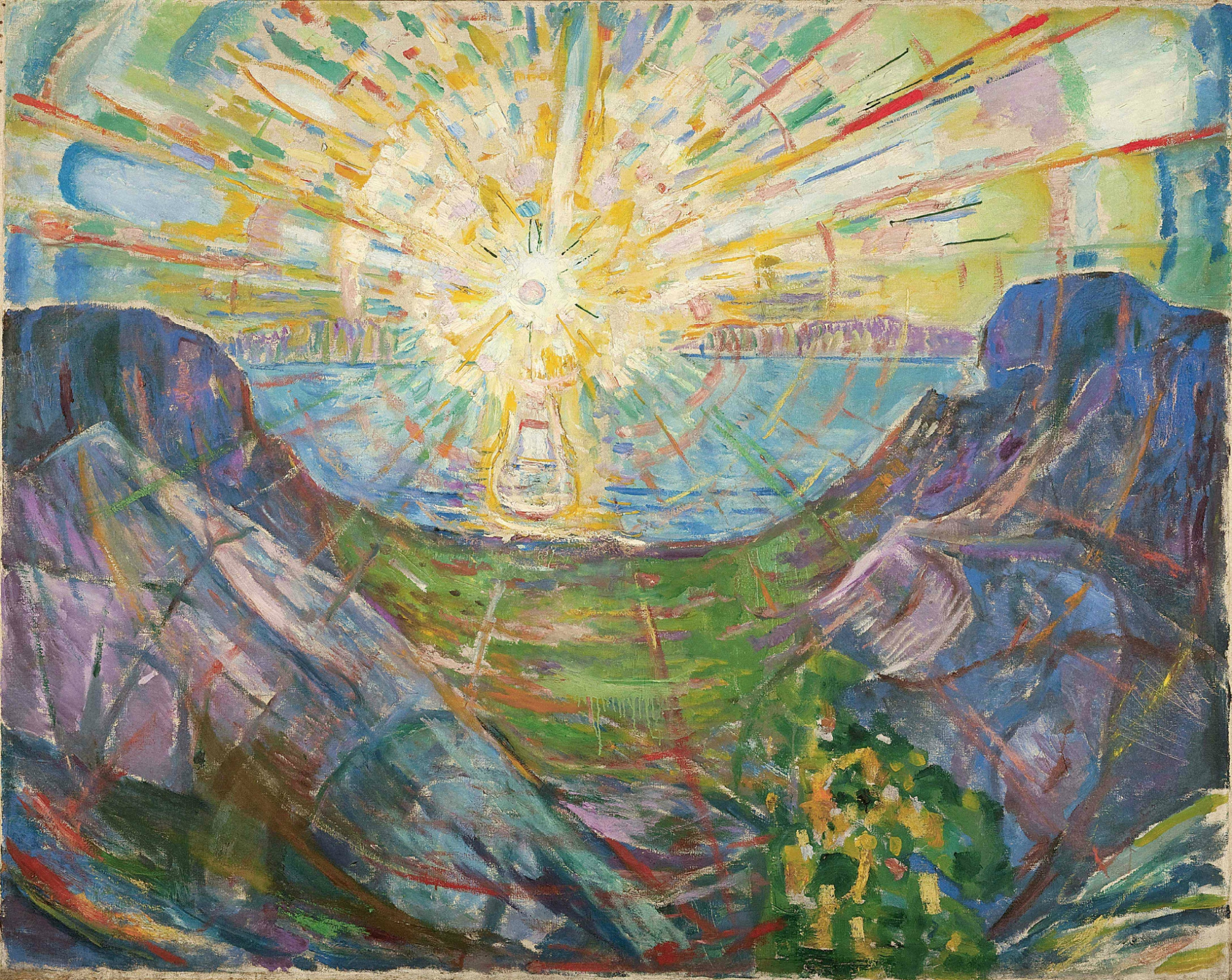 The sun, 1913, 205×162 cm by Edward Munch: History, Analysis 