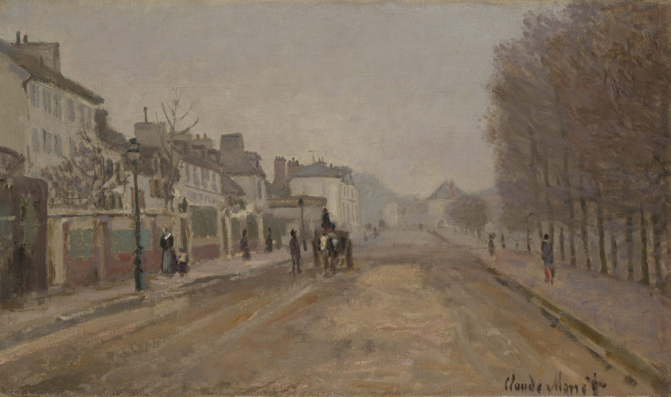 Claude Monet. The Boulevard Heloise in Argenteuil