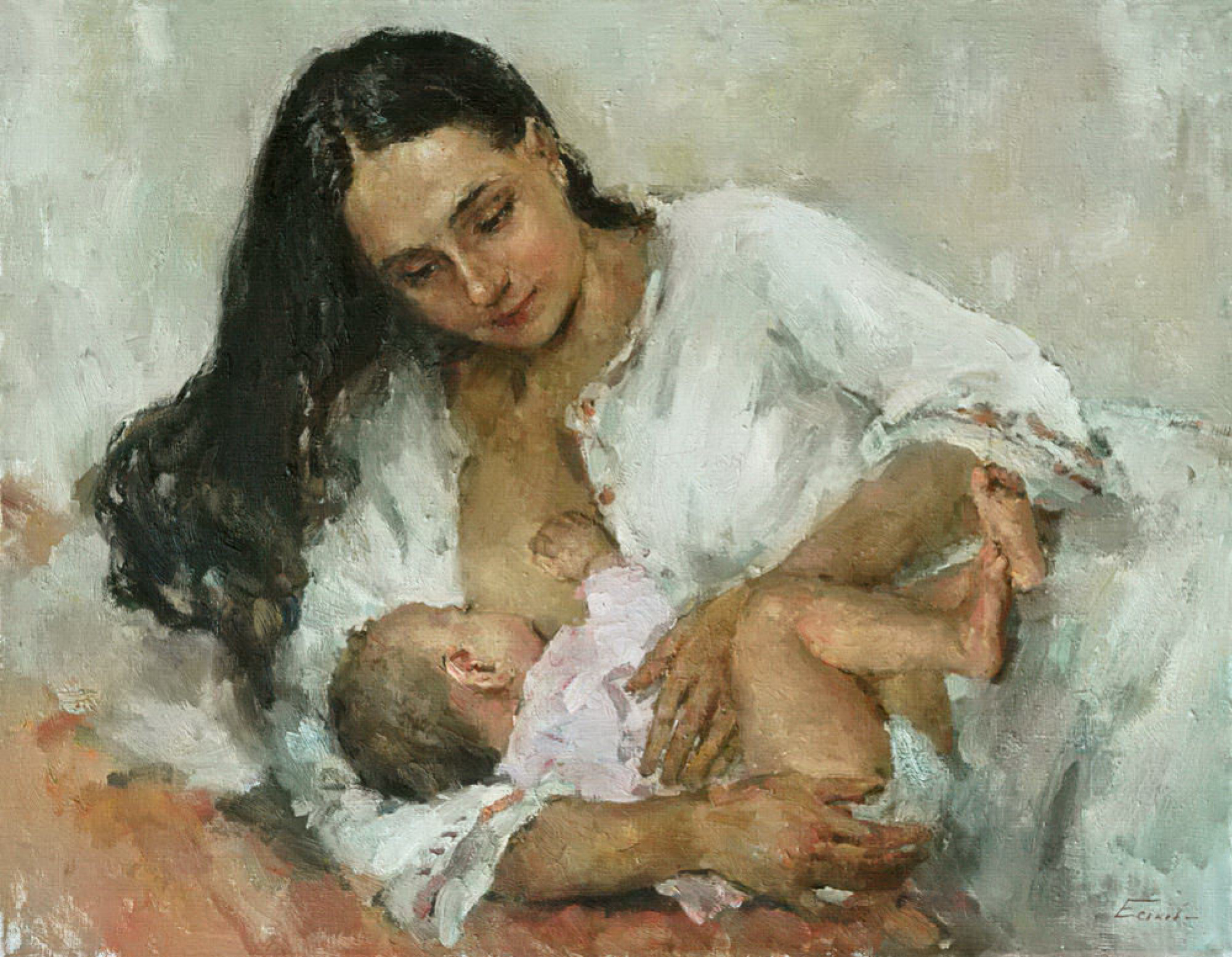 Мать т дитя. В.А. Нагорнов. Мать и дитя. 1999. "Мать и дитя", Жук, 1906. Образ матери в живописи.